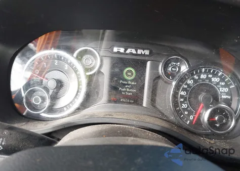 2021 Ram 1500 Big Horn 4X4 5'7 Box from USA, damaged, VIN 1C6SRFFT2MN642416